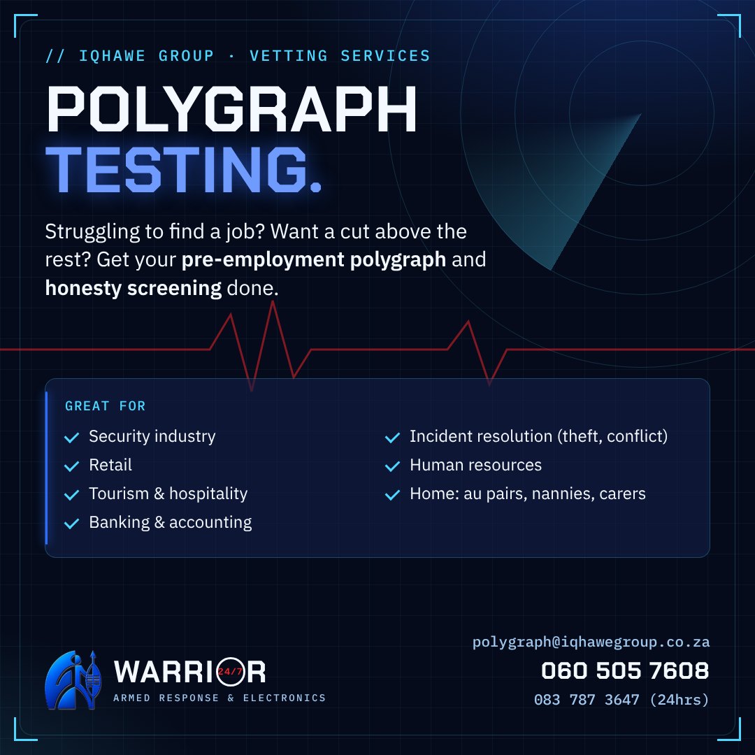 Iqhawe polygraph testing for job seekers and employers